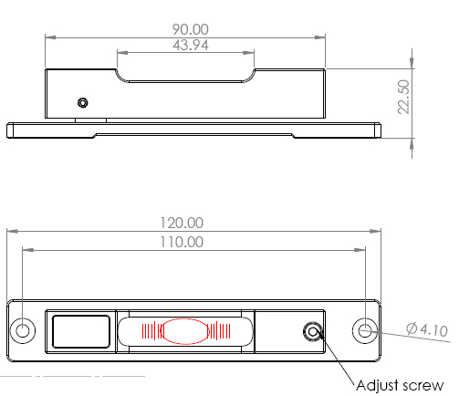 Instrument Screw On Levels ISOL130 size