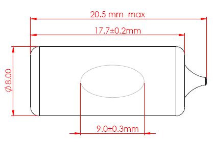 sensor vial 6610-1(18x8)