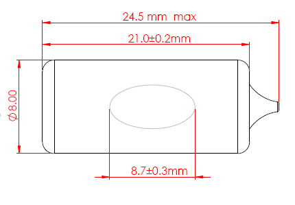 sensor vial 6610-2 (21x8)