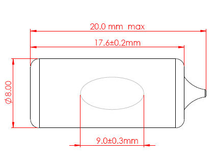 sensor vial 6610-3 (17.6x8)